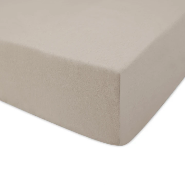 Prześcieradło jersey z gumką kakaowe 120x200