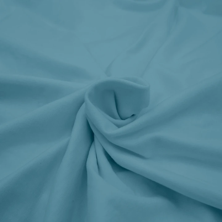 Prześcieradło jersey elastan z gumką niebieskie 160x200x30