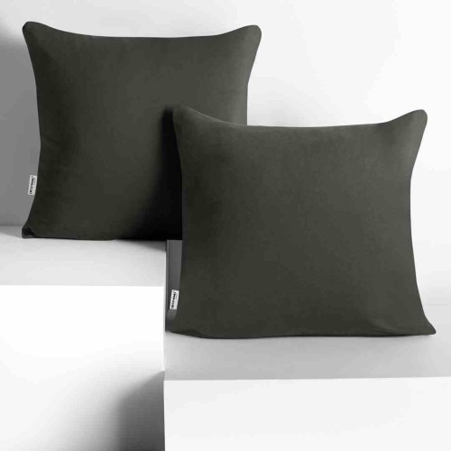 Poszewka dekoracyjna AMBER kolor grafitowy styl klasyczny materiał jersey 2szt. 40x40 DecoKing