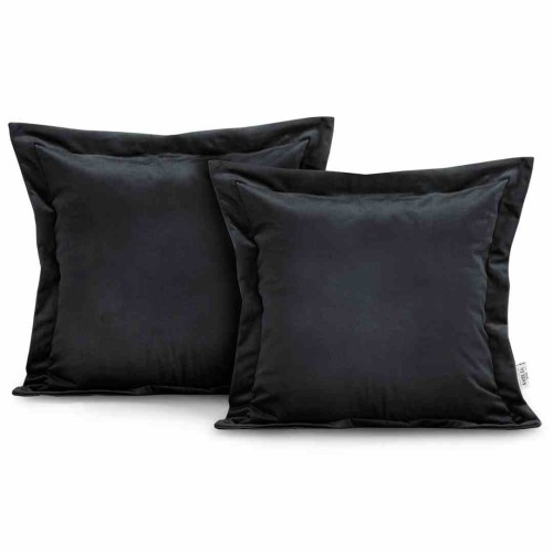 Poszewka dekoracyjna VELVET kolor czarny styl glamour velvet 2szt. 45x45 ameliahome