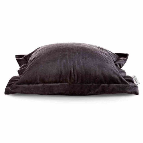 Poszewka dekoracyjna VELVET brązowa 45x45 cm - styl glamour, dwustronna, AmeliaHome