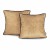 Poszewka dekoracyjna VELVET kolor musztardowy styl glamour velvet 2szt. 45x45 ameliahome