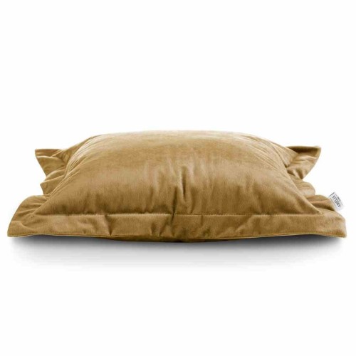 Poszewka dekoracyjna VELVET musztardowa 45x45 cm, styl glamour, dwustronna, AmeliaHome