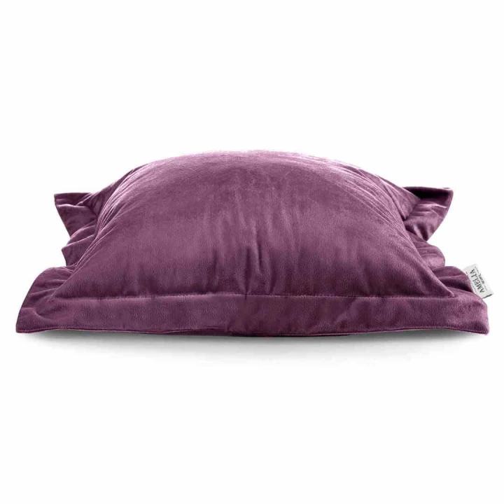Poszewka dekoracyjna VELVET kolor fioletowy styl glamour velvet 2szt. 45x45 ameliahome