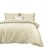 Elegancka pościel satynowa w kolorze kremowym 200x220 cm