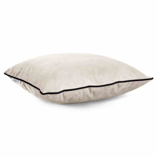 Poszewka dekoracyjna VELVET w kolorze kremowym 45x45 cm - styl glamour marki AmeliaHome