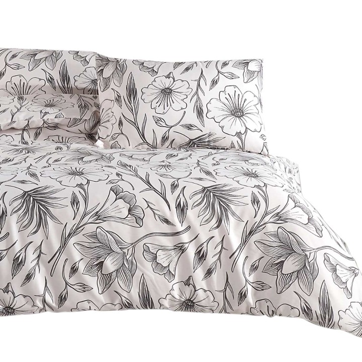 Elegancka pościel bawełniana satynowa CARINA 160x200 - zestaw premium dla komfortowego snu