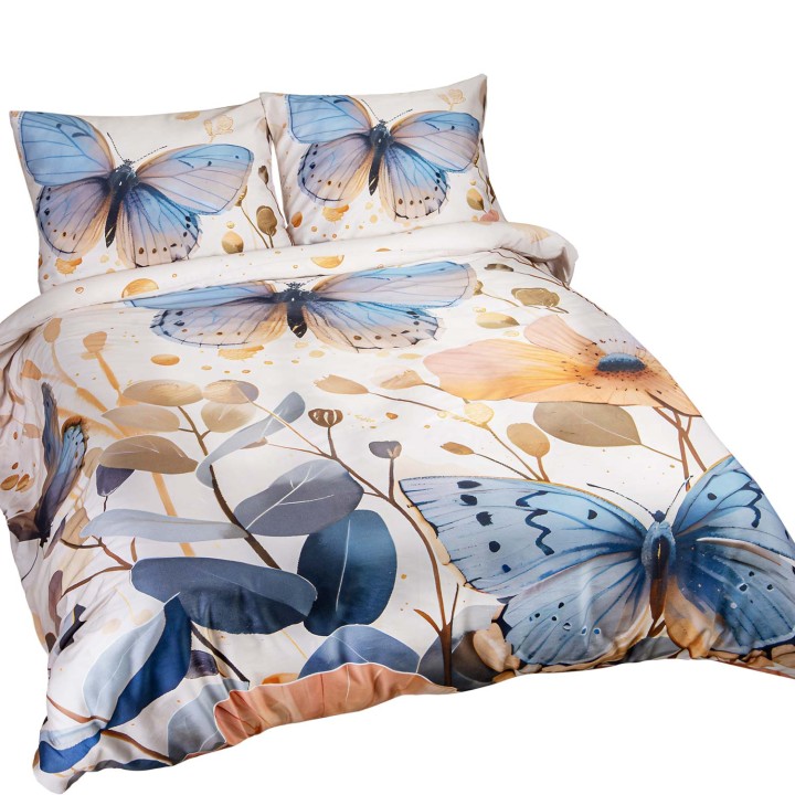 Pościel z satyny bawełnianej SATYNLOVE PREMIUM 220x200 - luksusowy komplet dla komfortowego snu