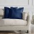 Poszewka dekoracyjna VELVET w kolorze indygo 45x45, zestaw 2 sztuki