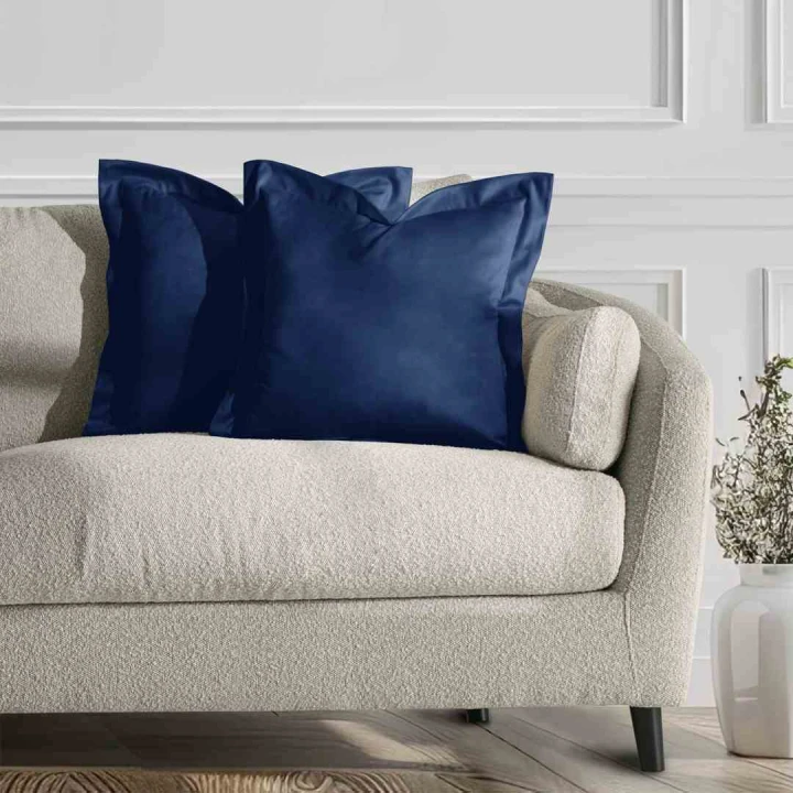 Poszewka dekoracyjna VELVET w kolorze indygo 45x45, zestaw 2 sztuki