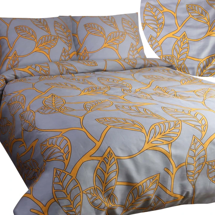 Pościel bawełniana SATYNLOVE 220x200 z poszewkami 70x80 cm, zamek błyskawiczny