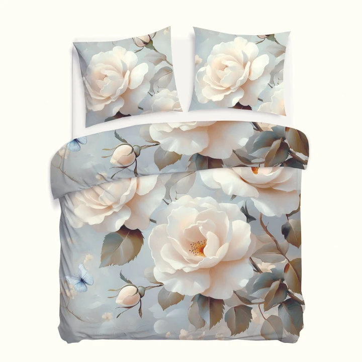 Pościel bawełniana satynowa 180x200 SATYNLOVE PREMIUM z unikalnym wzornictwem