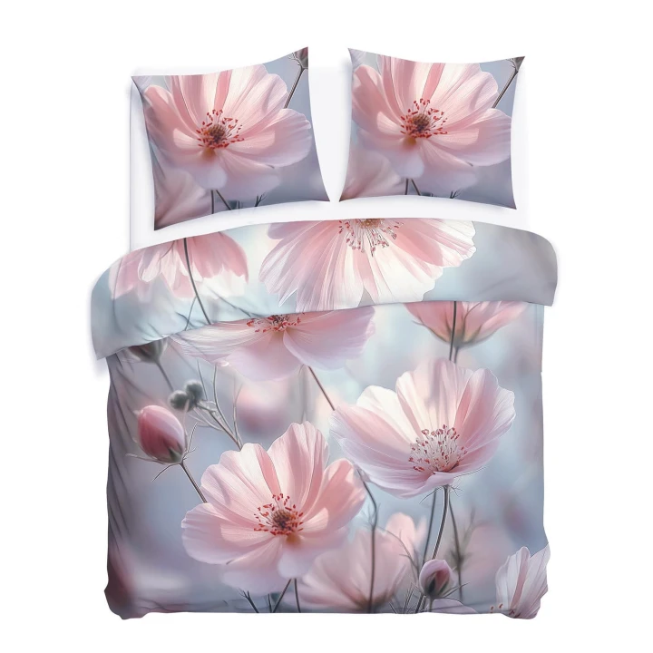 Satynowa pościel bawełniana 180x200 cm z kolekcji SATYNLOVE PREMIUM, 2 poszewki 70x80 cm