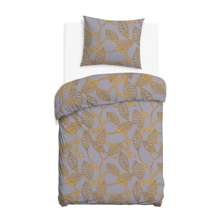 Pościel bawełniana SATYNLOVE 140x200 + poszewka 70x80, elegancki zestaw do sypialni