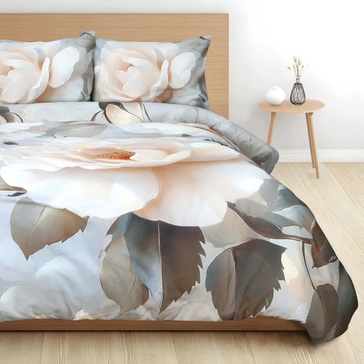 Pościel bawełniana SATYNLOVE PREMIUM 140x200 z poszewką 70x80, OEKO-TEX