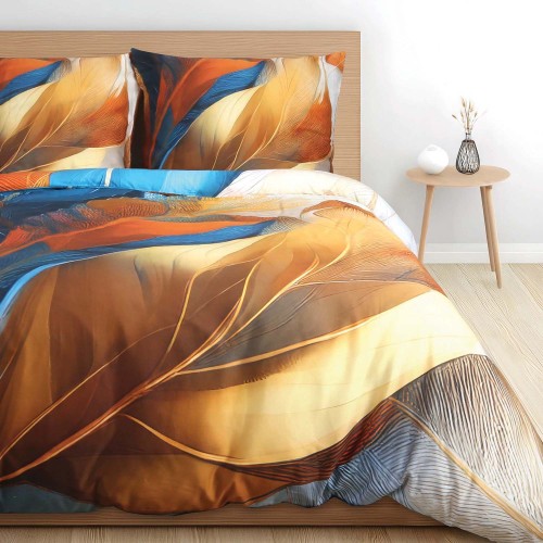 Elegancka pościel bawełniana SATYNLOVE PREMIUM 140x200 z poszewką 70x80 cm