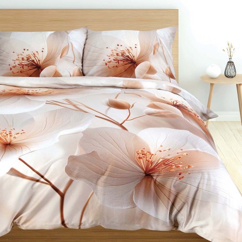 Elegancka pościel bawełniana SATYNLOVE PREMIUM 140x200 + 1x 70x80 cm z zamkiem błyskawicznym