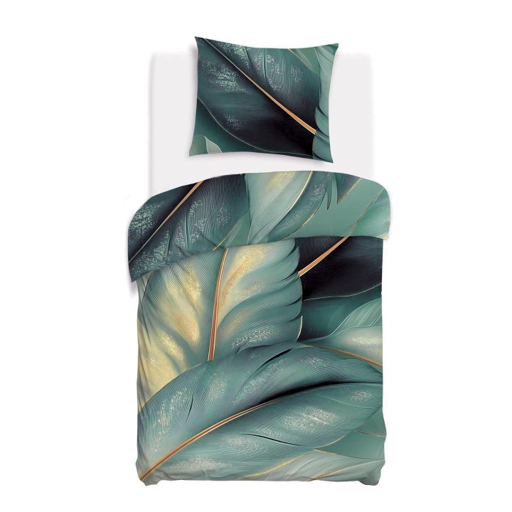 Zestaw pościeli SATYNLOVE PREMIUM 140x200 z poszewką 70x80 - satyna bawełniana