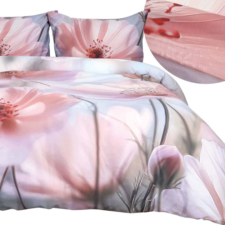 Pościel bawełniana SATYNLOVE PREMIUM 140x200 + 1 poszewka 70x80
