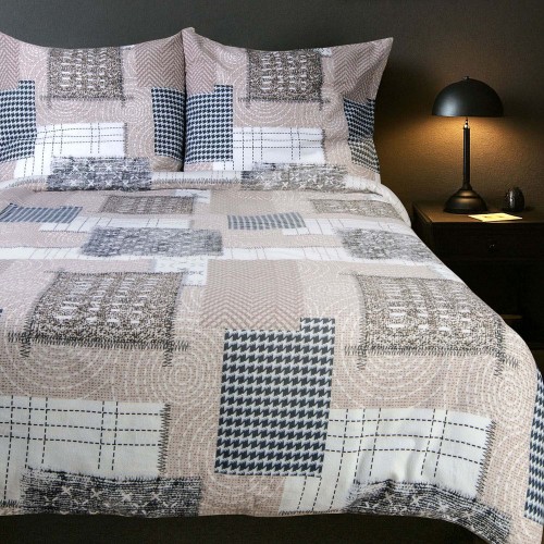 Pościel flanelowa FLANELOVE 160x200 cm z zamkiem błyskawicznym, 100% bawełna