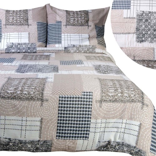 Pościel flanelowa FLANELOVE 160x200 cm z zamkiem błyskawicznym, 100% bawełna