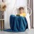 Koc Shleepy Indygo Tłoczony żakardowo Nowoczesny 130x180 AmeliaHome