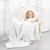 Koc Shleepy Biały Tłoczony żakardowo Nowoczesny 130x180 AmeliaHome