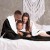 AmeliaHome - Koc czarny SHLEEPY - 70x150 cm.