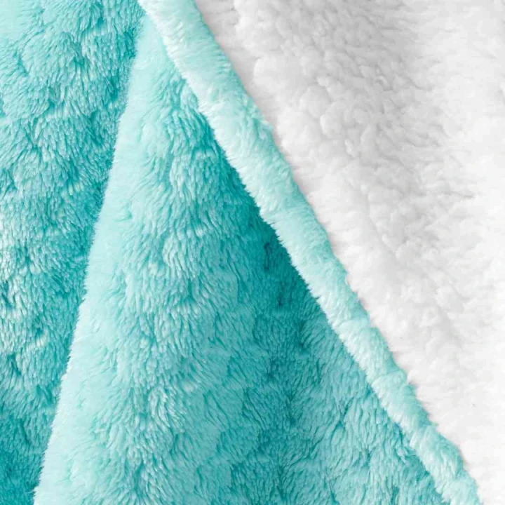 AmeliaHome - Koc SHLEEPY turkusowy - 70x150 cm.