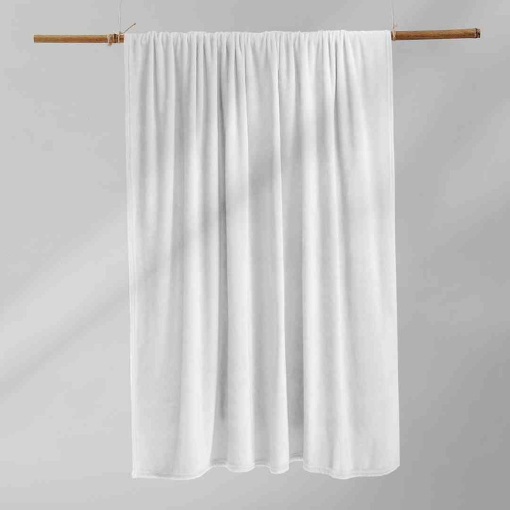 DecoKing koc MIC biały 70x150 cm.