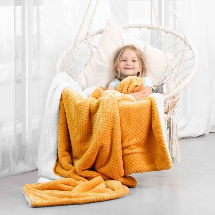 AmeliaHome - Koc SHLEEPY pomarańczowy - 170x210 cm.