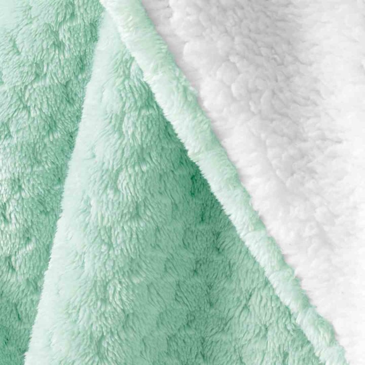 AmeliaHome - Koc SHLEEPY kolor miętowy - 170x210 cm.