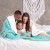 AmeliaHome - Koc SHLEEPY turkusowy - 170x210 cm.