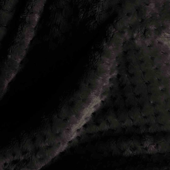AmeliaHome - czarny koc SHLEEPY - 220x240 cm.