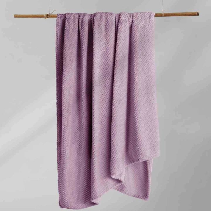 DecoKing koc  HENRY kolor liliowy 220x240 cm.