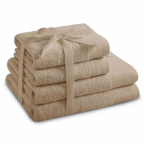 AmeliaHome komplet ręczników frotte 2szt. 70x140 +2szt. 50x100