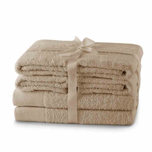 AmeliaHome komplet ręczników frotte 2szt. 70x140 +4szt. 50x100