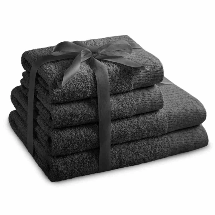 AmeliaHome komplet ręczników frotte 2szt. 70x140 +2szt. 50x100