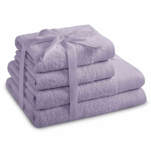 AmeliaHome komplet ręczników frotte 2szt. 70x140 +2szt. 50x100