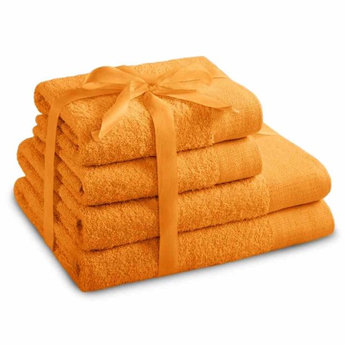AmeliaHome komplet ręczników frotte 2szt. 70x140 +2szt. 50x100