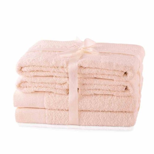 AmeliaHome komplet ręczników frotte 2szt. 70x140 +4szt. 50x100