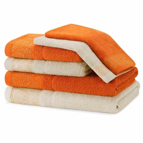 Ręcznik BELLIS kolor rudy styl klasyczny 2*30x50+2*50x90+2*70x130 ameliahome