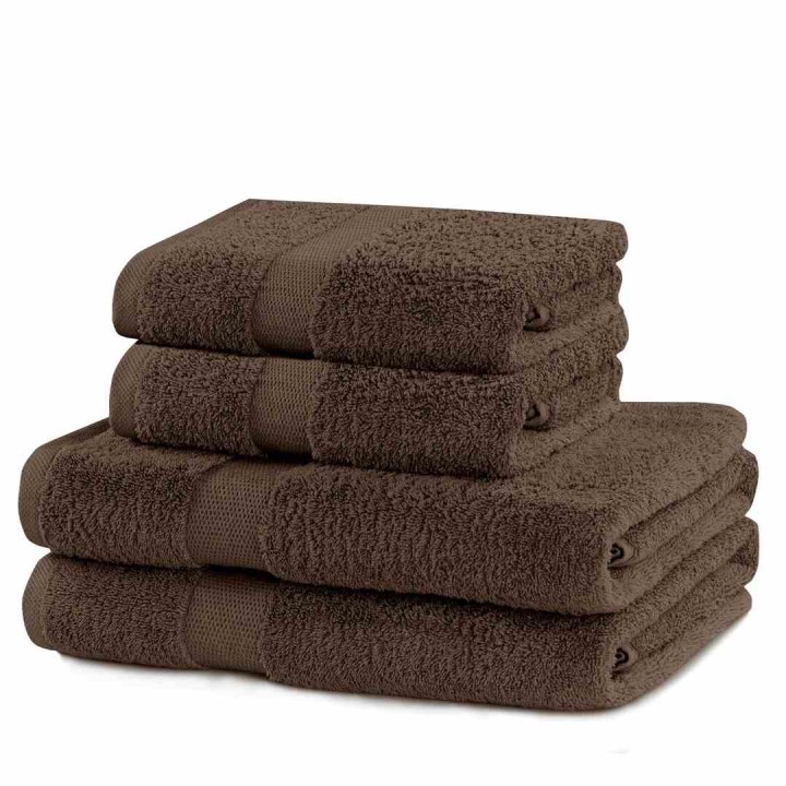 DecoKing komplet ręczników frotte 2szt. 70x140 +2szt. 50x100