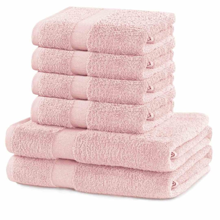 DecoKing komplet ręczników frotte 2szt. 70x140 +4szt. 50x100