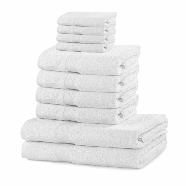DecoKing komplet ręczników frotte 2szt. 70x140 +4szt. 50x100 +4szt. 30X50