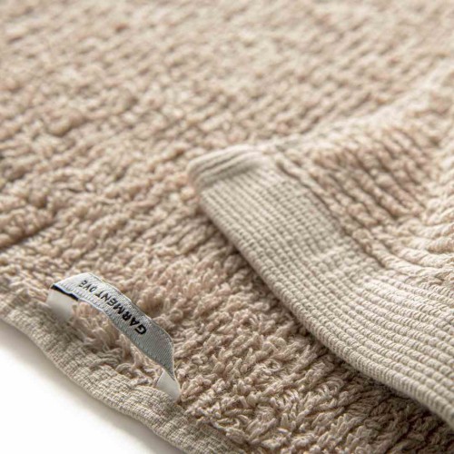 Zestaw ręczników RIBBON w kolorze beżowym: 70x140 cm, 50x100 cm, 30x50 cm - 100% bawełna, wysoka gramatura 550 g/m2.
