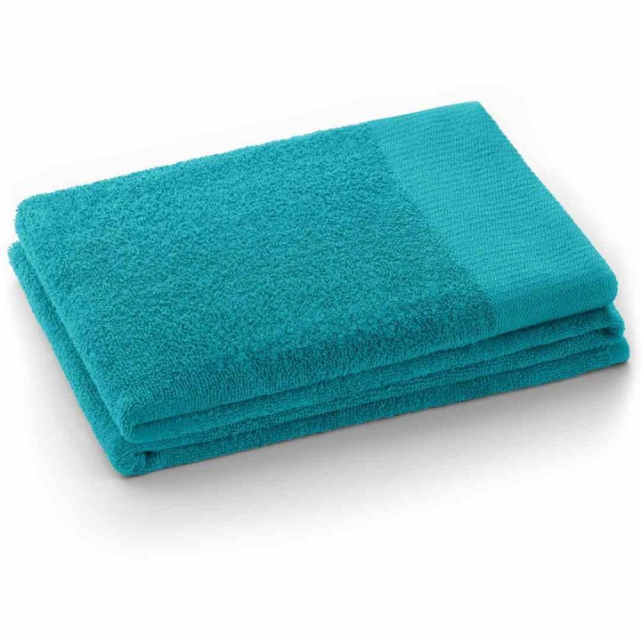 Ręcznik klasyczny AMARI - AmeliaHome, turkusowy, 50x100 cm, 100% bawełna, gramatura 450 g/m2