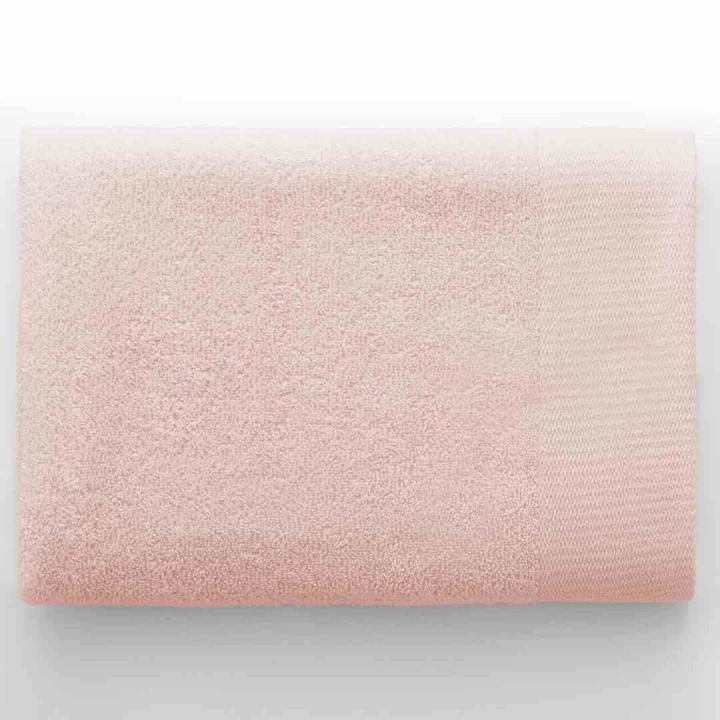 Ręcznik Amari w Pudrowym Różu - 50x100 cm, 100% Bawełna, Klasyczny Styl, Oeko-Tex Standard 100, 450 g/m²