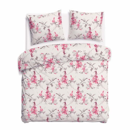 Pościel bawełniana CottonLove 160x200 z poszewkami 70x80 cm – 100% bawełna, zamek błyskawiczny, gramatura 110 g/m²