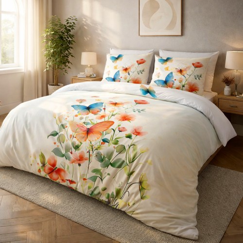 Pościel satynowa bawełniana SATYNLOVE PREMIUM 160x200 + 2x70x80 cm zamek OEKO-TEX